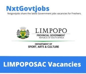 Limpopo Department of Sport, Arts and Culture Vacancies 2022 @sac.limpopo.gov.za