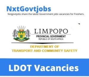 Limpopo Department of Transport Vacancies 2022 @ldot.gov.za