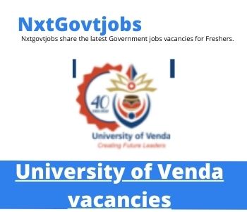 UNIVEN nGAP Lecturer Vacancies in Thohoyandou – Deadline 10 Nov 2023