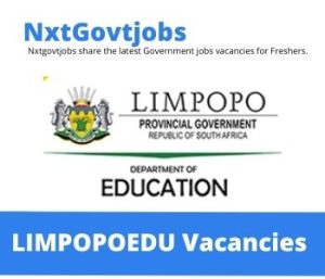 Limpopo Department of Education Vacancies 2022 @edu.limpopo.gov.za