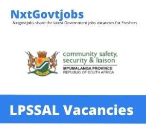 Limpopo Department of Safety, Security and Liaison Vacancies 2022 @limpopo.gov.za