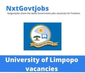 University of Limpopo vacancies