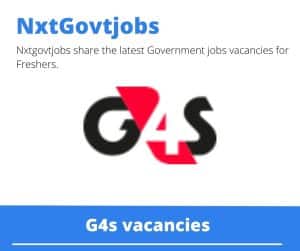G4s Administration Clerk Vacancies in Tzaneen – Deadline 14 May 2023