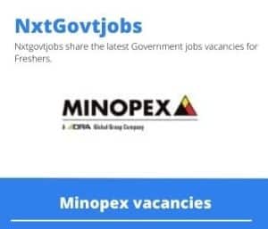 Minopex Maintenance Data Capturer Vacancies in Phalaborwa – Deadline 22 Nov 2023