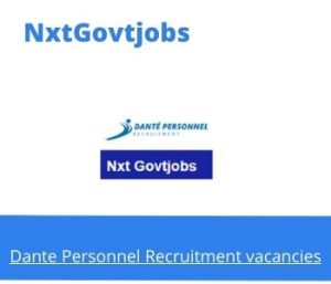 Dante Personnel Recruitment Plant Manager Vacancies in Burgersfort – Deadline 16 Nov 2023